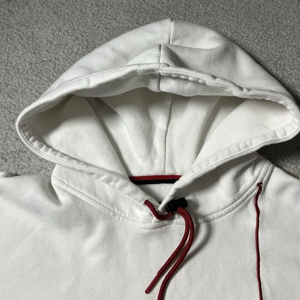 Air Jordan Hoodie Mens XL White Jumpman Holiday Sweatshirt Hanging Shoes Logo